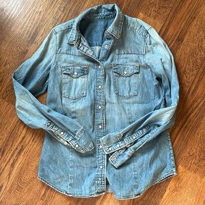 Denim western shirt